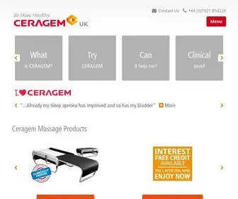 Ceragem.co.uk(What's on in your town) Screenshot