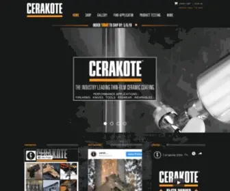Cerakoteguncoatings.com(Europe Cerakote) Screenshot