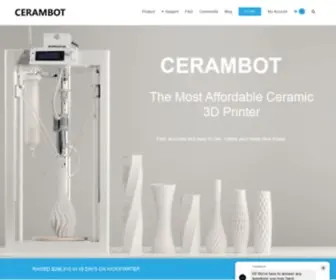 Cerambot.com(Home) Screenshot