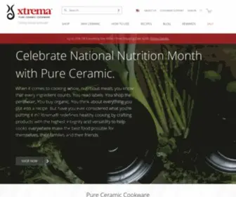 Ceramcor.com(100% Ceramic Cookware) Screenshot