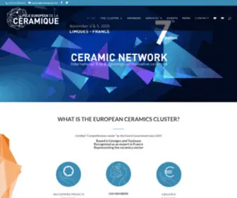 Cerameurop.com(Pôle Européen de la Céramique) Screenshot