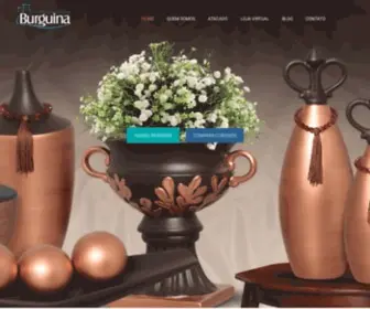 Ceramicaburguina.com.br(Cerâmica Burguina) Screenshot