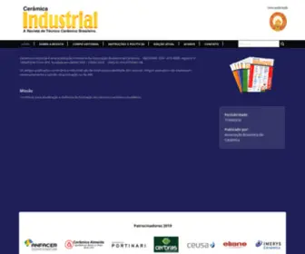 Ceramicaindustrial.org.br(Cerâmica Industrial) Screenshot