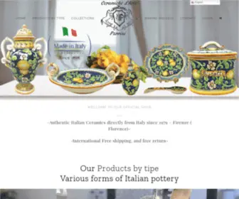 Ceramicheparrini.com(Ceramiche Parrini) Screenshot