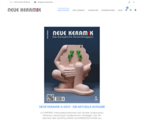 Ceramics.de(Neue Keramik) Screenshot