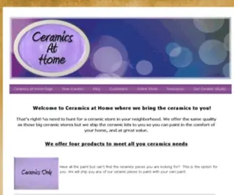 Ceramicsathome.com(Since 2005) Screenshot