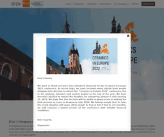 Ceramicsineurope2022.org Screenshot