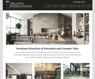 Ceramicsinternational.com.au(Ceramics International) Screenshot