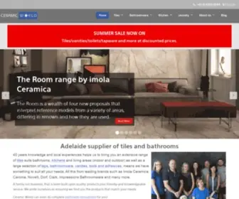 CeramicWorld.com.au(Adelaide tiles) Screenshot