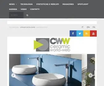 Ceramicworldweb.it(Ceramic World Web) Screenshot
