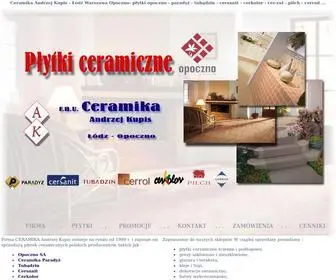 Ceramika-AK.pl(CERAMIKA Andrzej Kupis) Screenshot