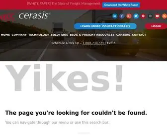 Cerasis.com(A Transportation Management Company) Screenshot