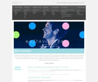 Cerati.com(Sitio oficial de Gustavo Cerati) Screenshot