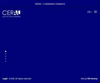 Cerau.be(Architects Partners) Screenshot