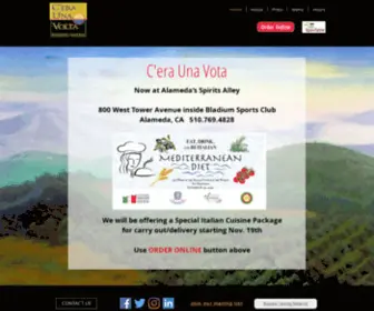 Ceraunavolta.us(C'era Una Volta Catering Restaurant) Screenshot