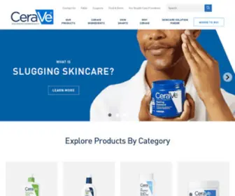 Cerave.com(Skincare Developed with Dermatologists) Screenshot