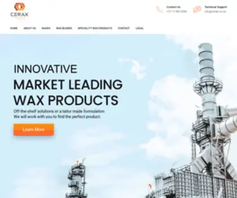 Cerax.co.za(Home) Screenshot