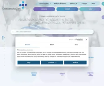 Cerbahealthcare.it(Centri medici analisi specialistica diagnosi Cerba HealthCare) Screenshot