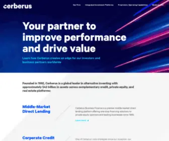 Cerberusoperations.com(Cerberus Capital Management) Screenshot