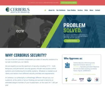 Cerberussecurity.co.uk(Cerberus Security & Monitoring Systems) Screenshot