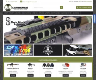 Cerberustac.co.za(Cerberus Tactical Outfitters) Screenshot