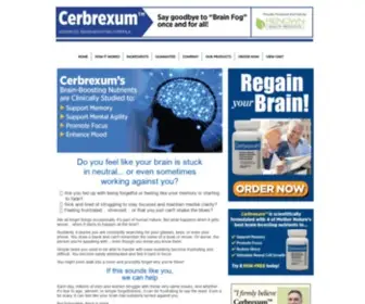 Cerbrexum.com(Regain Your Brain) Screenshot