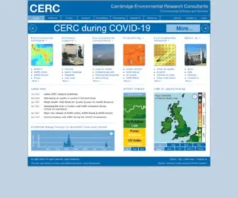 Cerc.co.uk(Environmental software and services) Screenshot