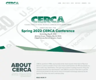 Cerca.org(Council for Electronic Revenue Communication Advancement) Screenshot