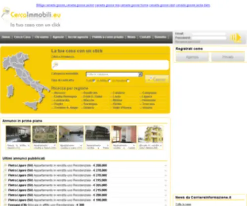 Cercaimmobili.eu(Vendita e affitto immobili) Screenshot