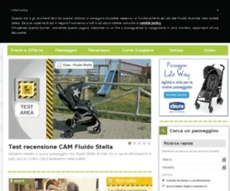 Cercapasseggini.it(Il motore di ricerca per chi deve scegliere e acquistare il passeggino) Screenshot