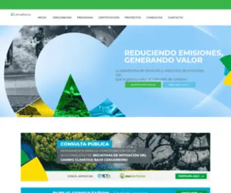 Cercarbono.com(Certificadora de Carbono) Screenshot