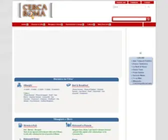 Cercaroma.net(Alberghi Roma Ristoranti Roma Cinema Roma Pub Roma) Screenshot