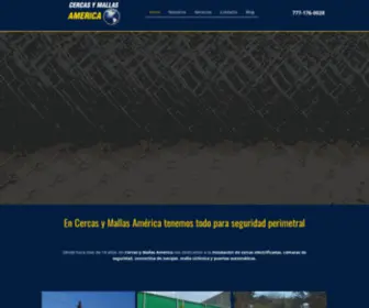 Cercasymallasamerica.com(Cámaras de seguridad) Screenshot