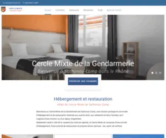 Cercle-Mixte-Sathonay.fr(Hôtel le Cercle Mixte) Screenshot