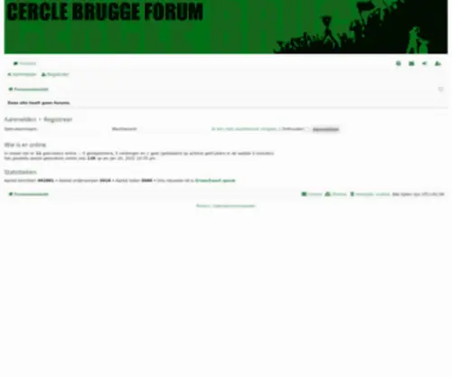 Cerclebruggeforum.be(Cercle Brugge Forum) Screenshot