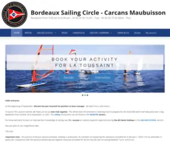 Cerclevoilebordeaux.com(école de voile) Screenshot