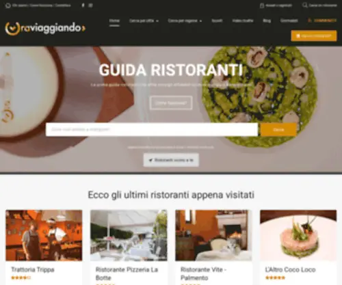 Cercoristoranti.it(Guida ristoranti Oraviaggiando) Screenshot
