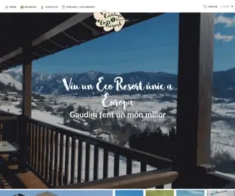 Cerdanyaecoresort.com(Ideal per fer una escapada familiar o vacances a la natura a La Cerdanya (Prullans)) Screenshot