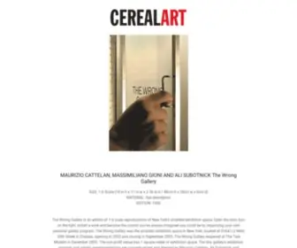 Cerealart.com(Home) Screenshot