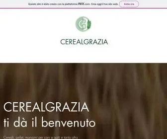 Cerealgrazia.com(Home) Screenshot