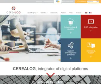 Cerealog.fr(Intégrateur de plateformes numériques) Screenshot