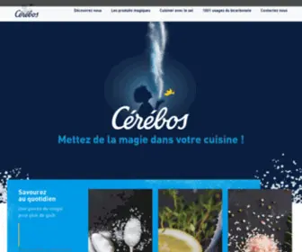 Cerebos.fr(Cérébos) Screenshot