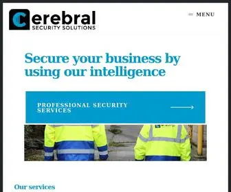 Cerebralsecurity.co.uk(Secure your business by using our intelligence) Screenshot