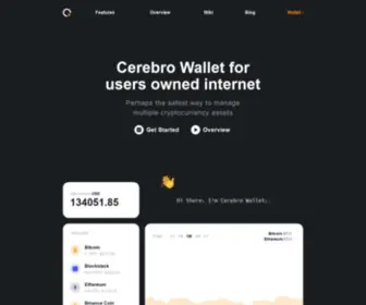 Cerebrowallet.com(Cerebro Wallet) Screenshot