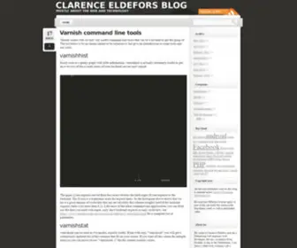 Cerebuswebmaster.com(Clarence Eldefors blog) Screenshot