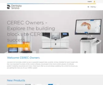 Cerec.com(CEREC AC Omnicam Home) Screenshot