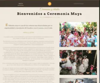 Ceremoniamaya.com(Ceremonia Maya) Screenshot