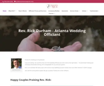 Ceremoniesbyrick.com(Wedding Officiants Georgia) Screenshot