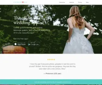 Ceremonyapp.com(The All) Screenshot