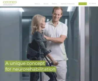 Cereneo.ch(Innovative Neurorehabilitation Clinic in Switzerland) Screenshot